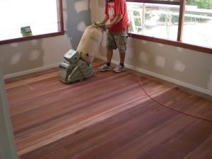 Sanding, buffing, and refinishing are ways to repair and maintain your hardwood floors.