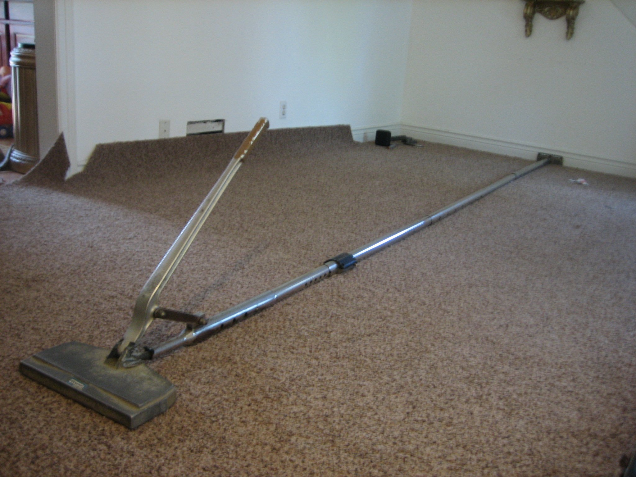 Stretching loose carpet spots can help your carpet last longer.